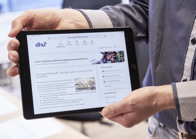 Einzelne Verträge werden aktuell in “Meine dhu” nicht angezeigt
