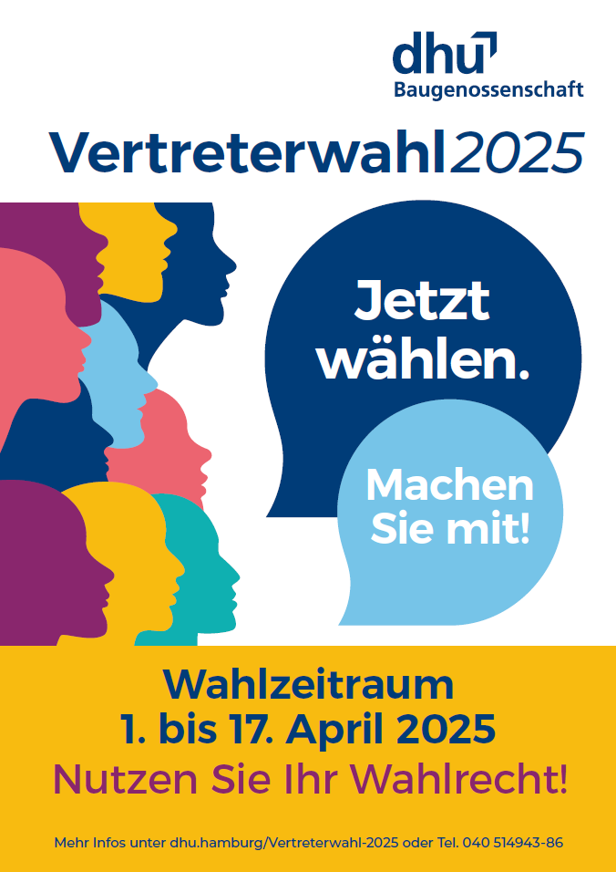 250123_dhu_Vertreterwahl2025_Plakat