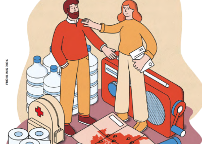 „bei uns“: Viermal im Jahr erscheint die Mitgliederzeitschrift der dhu. Hier geht’s zur aktuellen und zu vorherigen Ausgaben